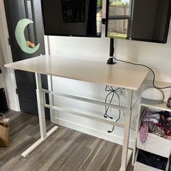Standing Desk & Optional Dual Monitors and Stand