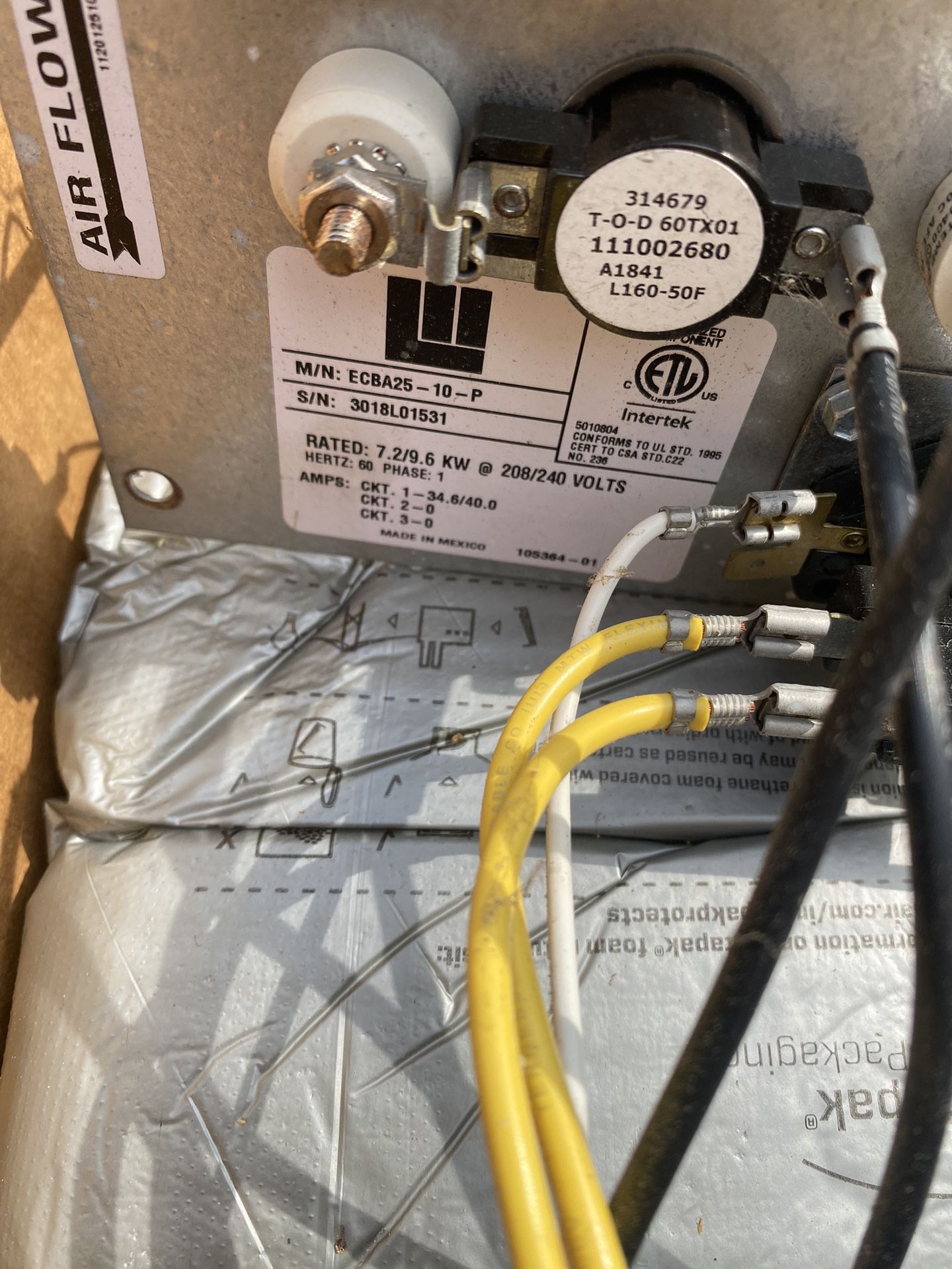 Lennox Heat Pump Heating Element 10kw