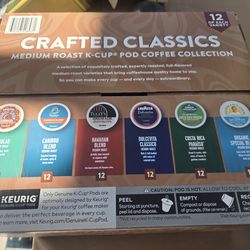 Keurig Crafted Classic and Donut Shop kcups