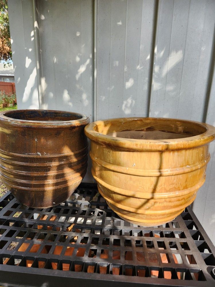 Large Ceramic Pots
