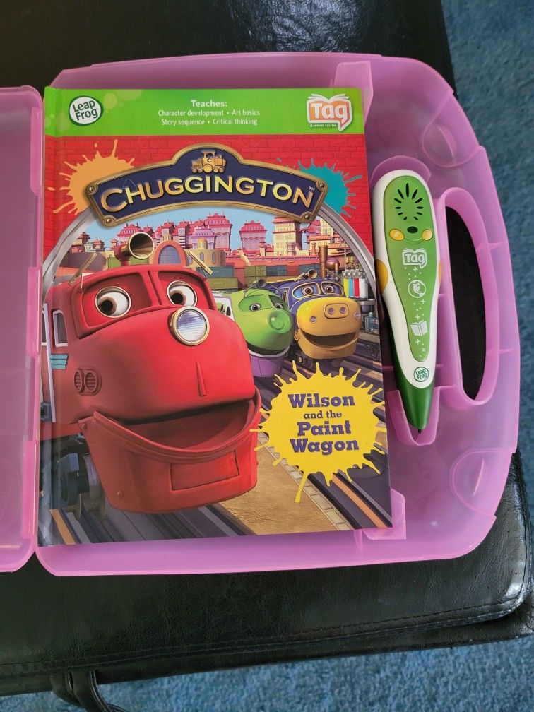 LEAPFROG LEAPREADER TAG BOOKS WITH CASE AND STYLUS for Sale in