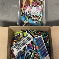 Pens and random toys