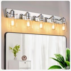 AMRUIPO 5 Lights Bathroom Light 