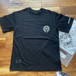 Chrome Hearts Black Short Sleeve Tee