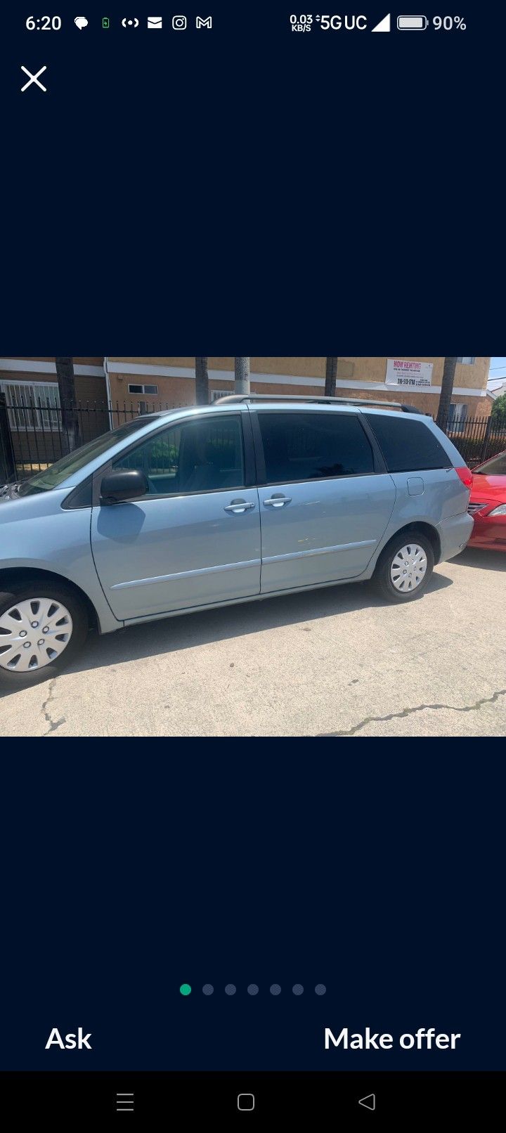 Toyota Sienna Minivan