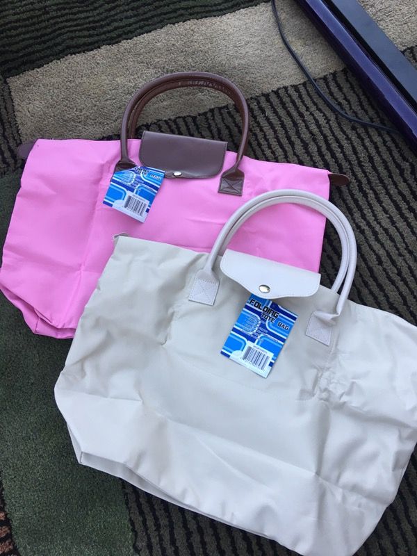 2 NEW FOLDING BAGS