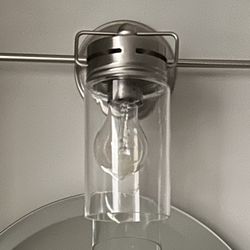 24-In Brushed Nickel Farmhouse Bathroom Vanity light bar