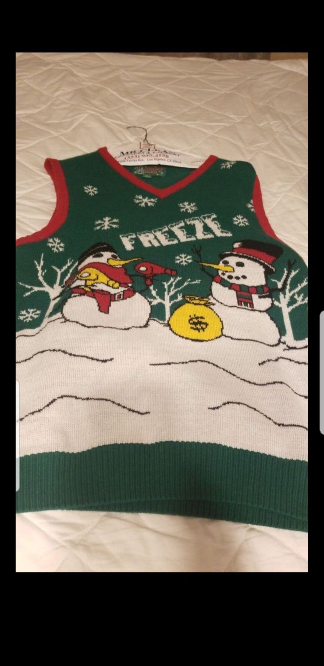 Super ugly Christmas sweater $15