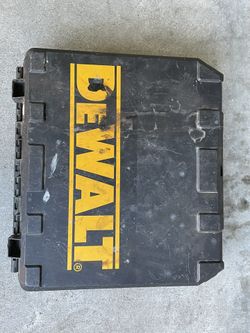 Dewalt Case With Hammer Drill