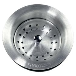 SINKOLOGY SinkSense 3.5 in. Stainless Steel Basket Strainer Drain - New