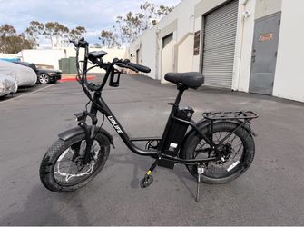 URLIFE E20 Electric Fat Tire E-Bike 48V 20” Black