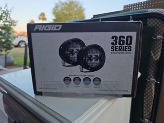 Ford performance Bronco off road mirror mounted round 360 series from RigidFord performance Bronco off road mirror mounted round 360 series from Rigid