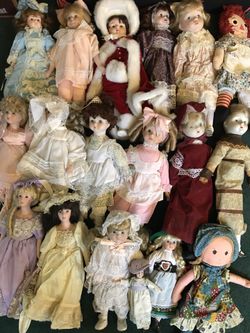 Vintage collectible dolls