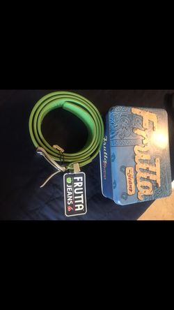 Leather belt