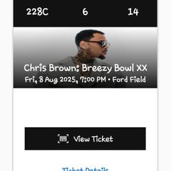 Chris Brown 8/8 NOT FREE READ DETAILS