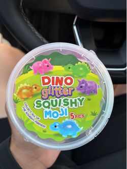 Dino Glitter Squishy