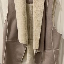 Faux Fur Camel Vest