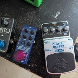 Effects pedals 