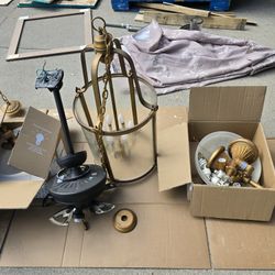 Free Stuff, pallets, Light Fixtures,  Scrap Metal