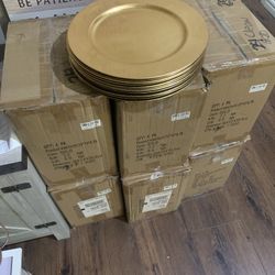 Gold Chargers - 144 Total