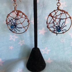Spider Web Earrings