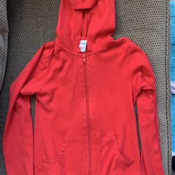Girl Uniform Hoodie Jacket Red Small 4-5T