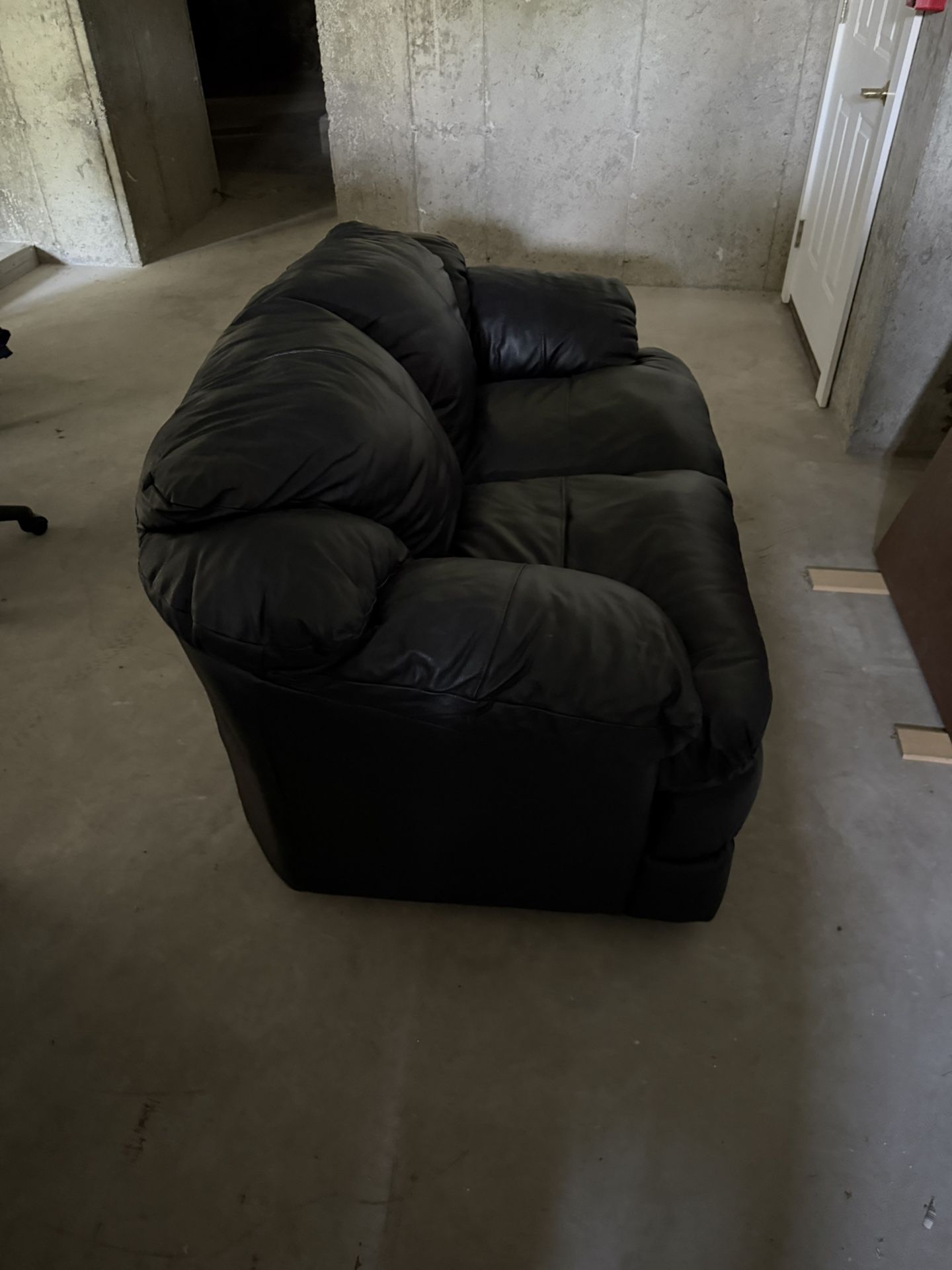 Sofá Black Leather