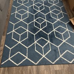 Used Area Rug 73in X 48in 