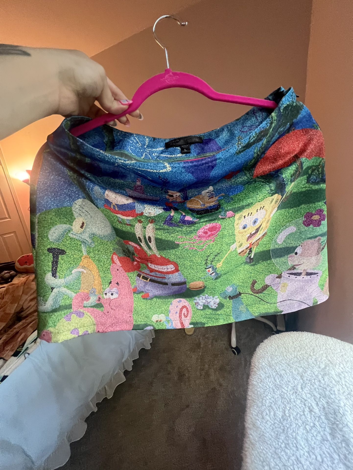 Dolls Kill SpongeBob Mini Skirt
