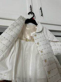 BABYGIRL DRESS OUTFIT W/ COAT
