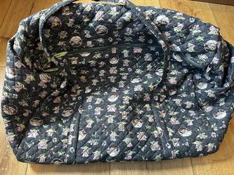 NEW Vera Bradley Grogu Medallion Large Travel Duffel, Star Wars, Quilted