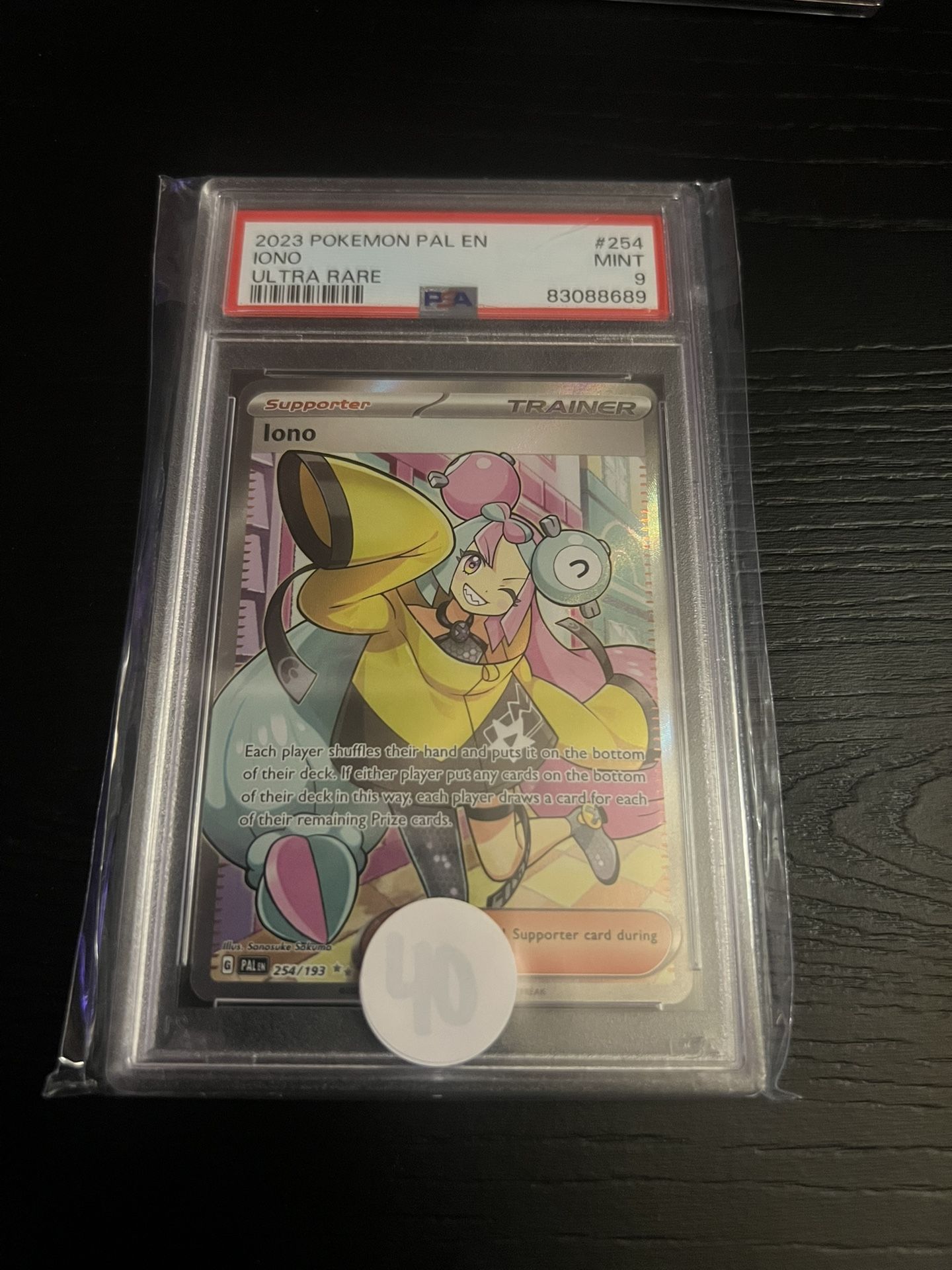 Pokemon Iono PSA 9