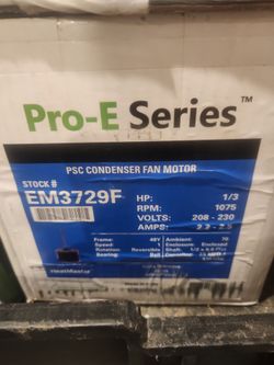 Condenser fan motor 1/3 hp