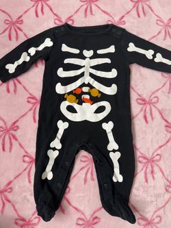 skeleton onesie