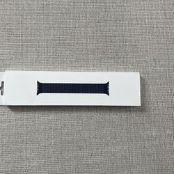 Apple Leather Link Band in “Ink” Leather (41mm - M/L)