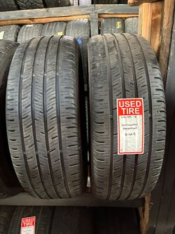 2 Used 215-55-18 Continental Procontact Tires 130$ Installed and Balanced Located at 1305 Preston Ave Pasadena Tx 77503
