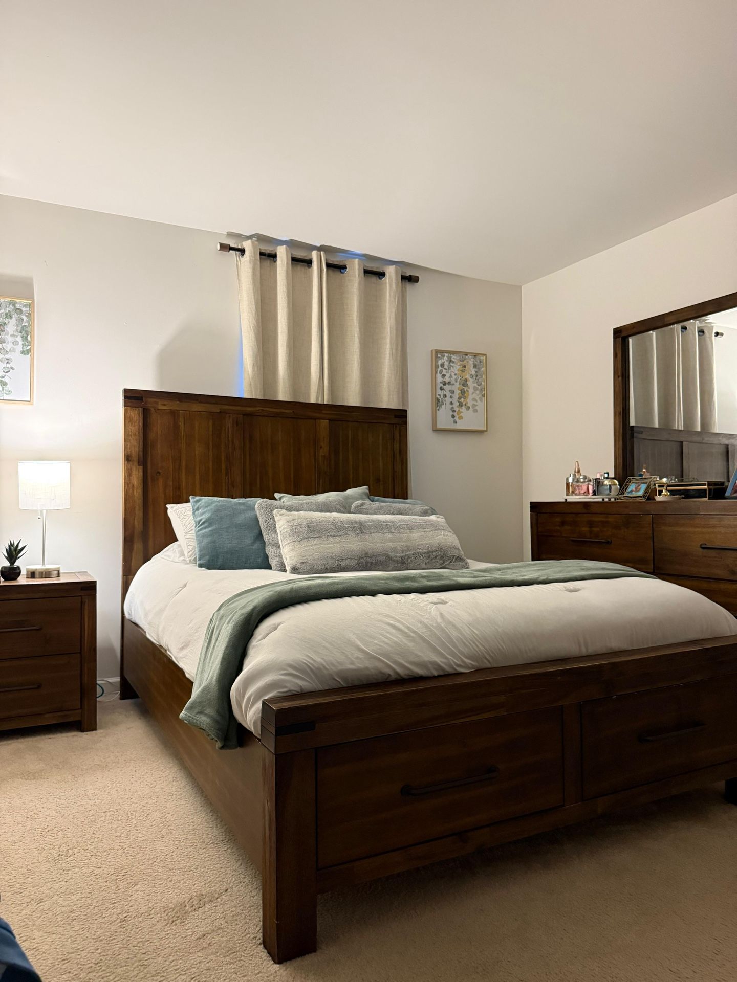 Queen Bedroom Set With Mattress