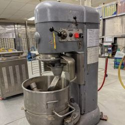 Hobart 80 Quart 3 HP Mixer, Model: M-802, S/N: 11-441-580 with Bowl, Whisk and Dough Hook