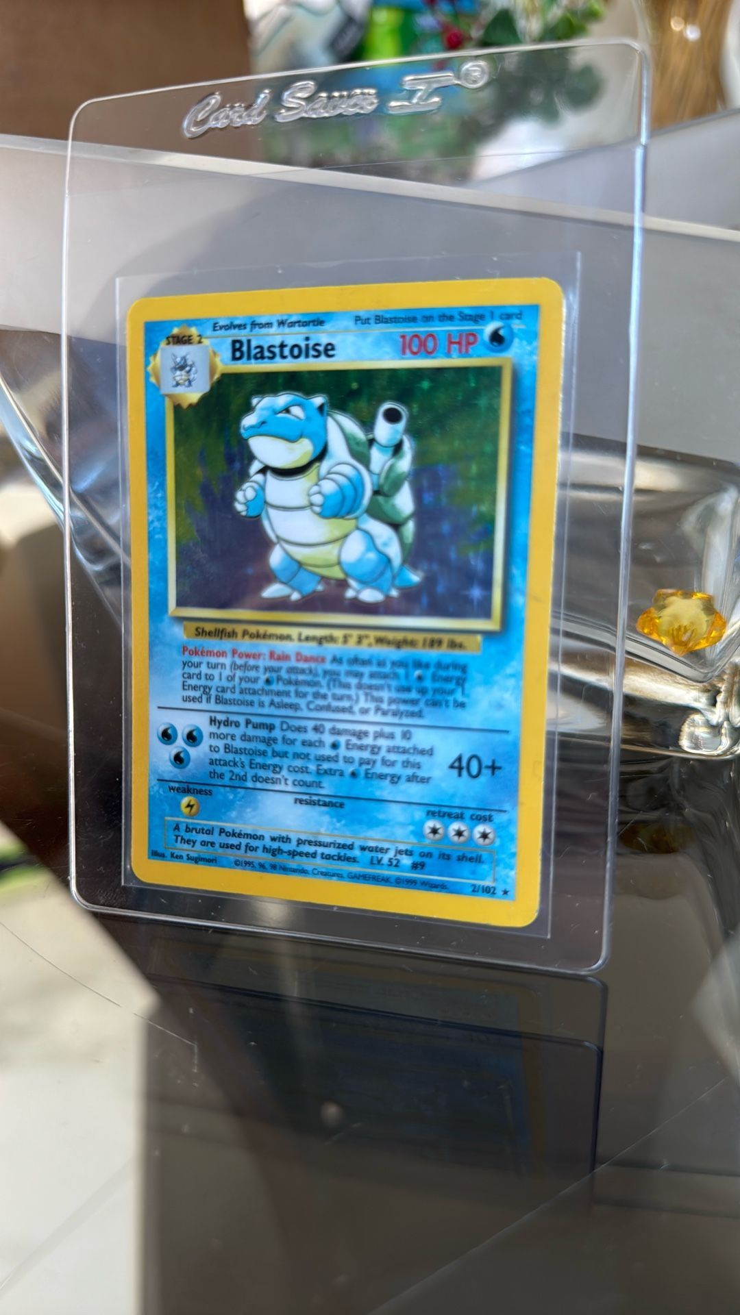 Pokémon Base Set Blastoise MP Condition