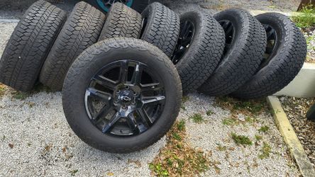 NEW 2026 20" Chevy Silverado/Colorado/ Tahoe ZR2 black OEM wheels and tires