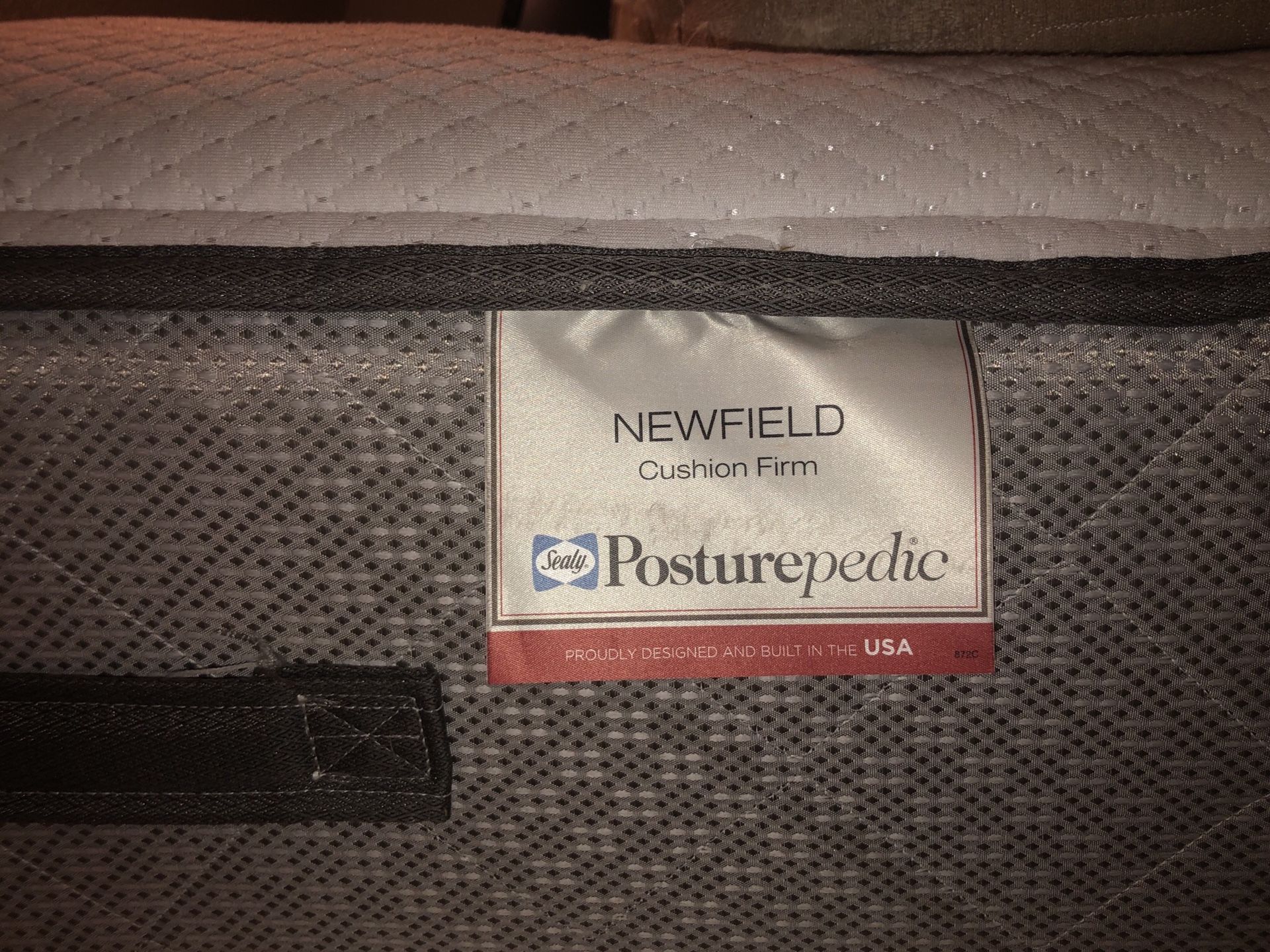 posturepedic newfield cushion firm queen mattress