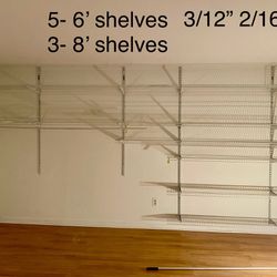 Closet Maid shelving system, no smoking, no pets*will sell separately 