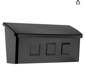 Mail Box  Black Metal