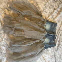 Jean Skirt 