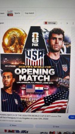 World Cup USA vs Paraguay Opening Day