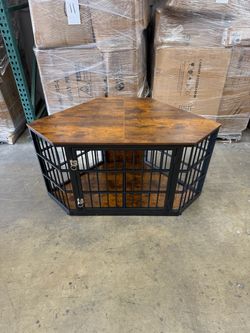52 inch Corner Dog Crate