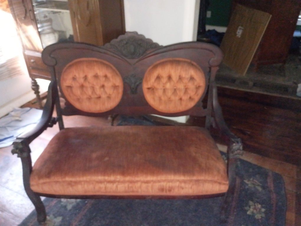 2 Seater Antique Chair