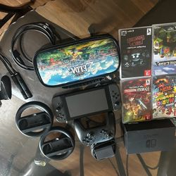 Nintendo Switch With Accesorios And Games