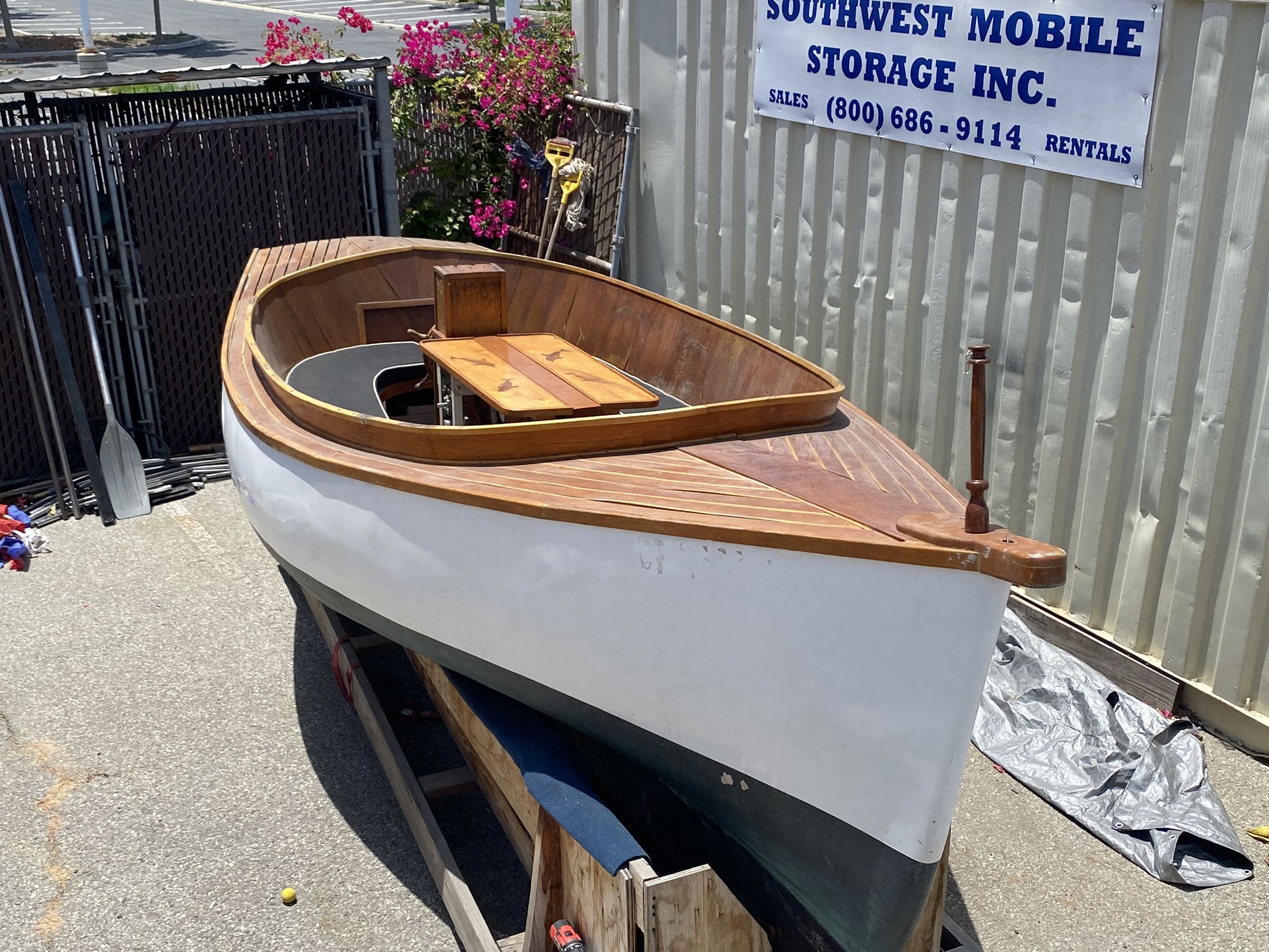 1920S Manufacturer Unknown Firefly Wooden Boat