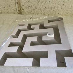 3D Optical Illusion Wall Stickers,

